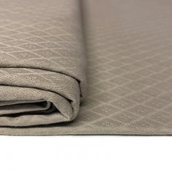 twill bawełniany beżowy w romby CO1058