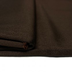 twill bawełniany satynowy brązowy CO1063