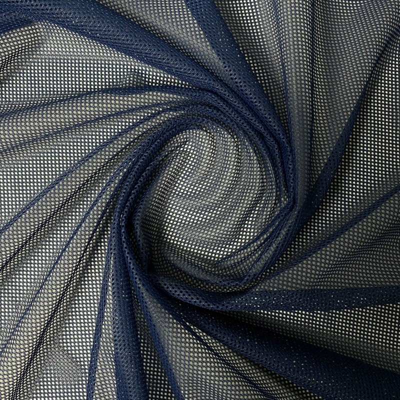materiał syntetyczny siatka granatowa PL1131