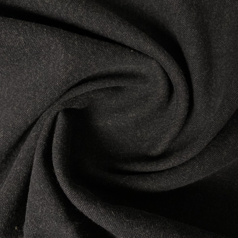 wełna-bawełna twill szaro-brązowy WV0403
