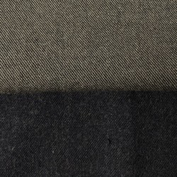 wełna-bawełna twill szaro-brązowy WV0403