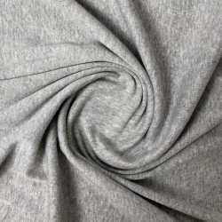 materiał dzianina jersey bawełniany szary melanż