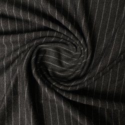 materiał dzianina jersey wiskozowy czarny w paski