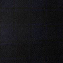 wełna płaszczowa loden granatowa w kratę WV1427