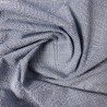 materiał tkanina bawełniana strukturalna biało niebieska