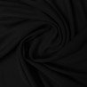 materiał cienka prześwitująca tkanina poliestrowa czarna