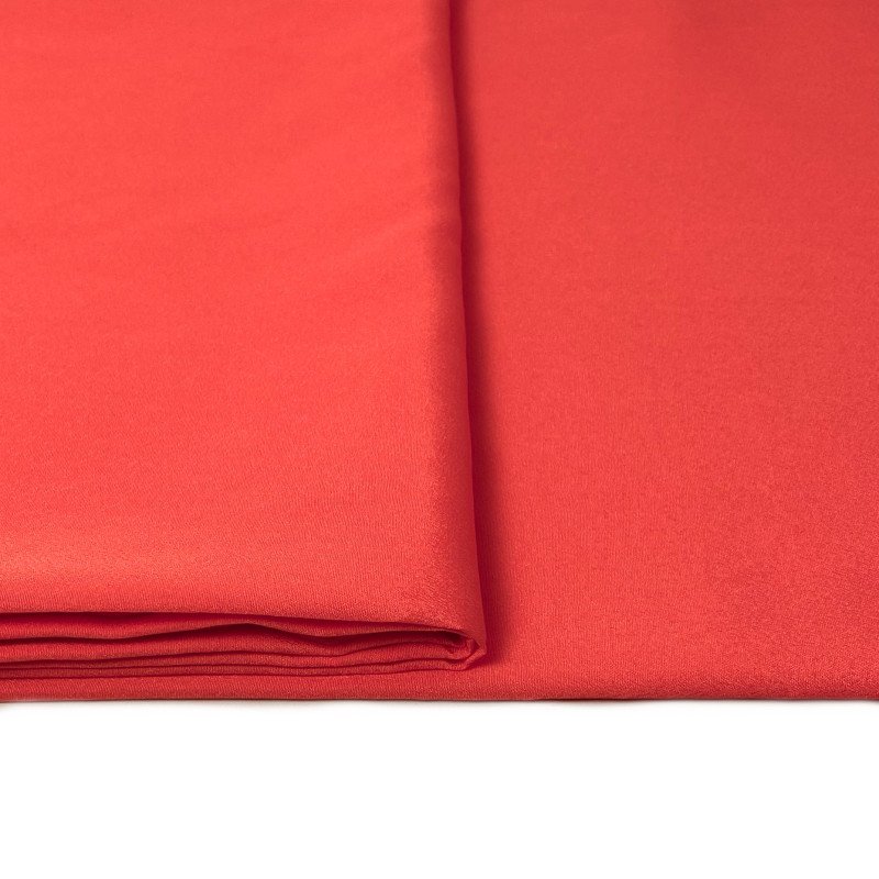 materiał tkanina poliestrowa czerwona