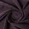 materiał dzianina wiskozowo poliestrowa fioletowa z abstrakcyjnym wzorem