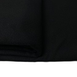 materiał gruba tkanina płaszczowa wełniana z kaszmirem czarna