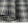 Wełna tweed w czarno-białą kratę WV1853