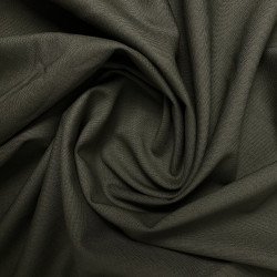 materiał tkanina wełniana mocno rozciągliwa ciemno zielona