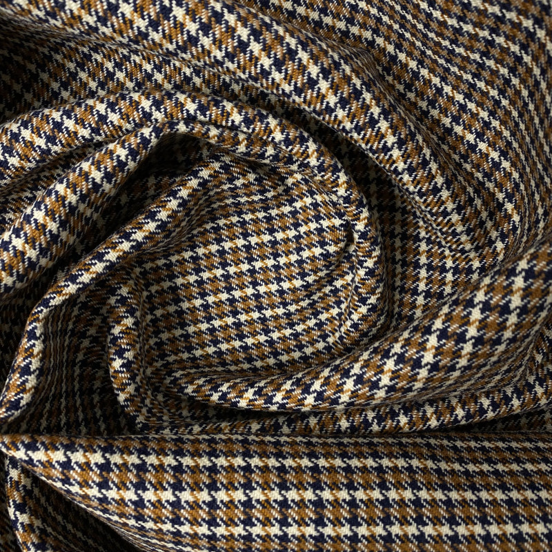 Wełna tweed w kolorową kratę WV1990