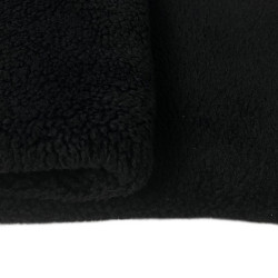 dzianina polar baranek czarna PL2079