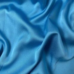 twill jedwab-poliester satynowy niebieski SE2143