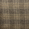Wełna tweed beżowo-brązowa w kratę WV2180