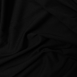 dzianina jersey bawełniany czarny CO2197