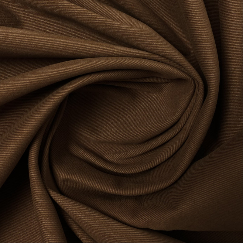 twill bawełniany brązowy CO2218