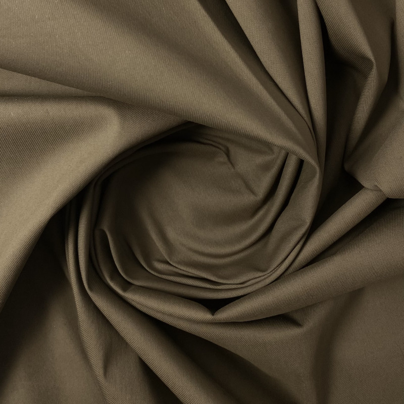twill bawełniany khaki CO2375