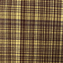Wełna cienki tweed w bordowo-żółtą kratę WV2511