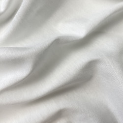 cienka dzianina jersey bawełniany biały CO2497