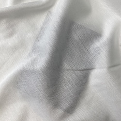 cienka dzianina jersey bawełniany biały CO2497