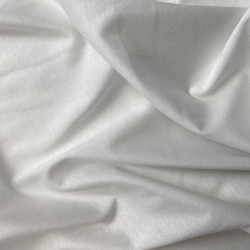 cienka dzianina jersey bawełniany biały CO2495