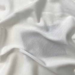 cienka dzianina jersey bawełniany biały CO2494