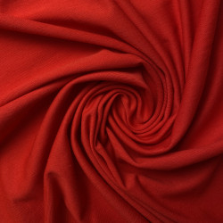 Dzianina jersey bawełniany czerwony - materiał na t-shirty