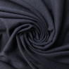 Jersey wełniany granatowy - materiał wełniany na t-shirty