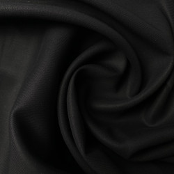 Twill wiskozowy czarny - materiał na lekkie koszule