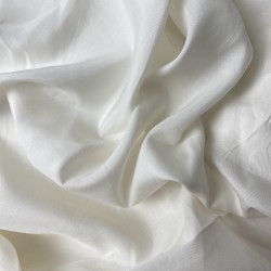 jedwab surowy ciepły biały SE2538