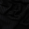 dzianina wełniana czarna WV2657