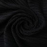 Dzianina wełna 100% czarna - materiał wełniany na swetry