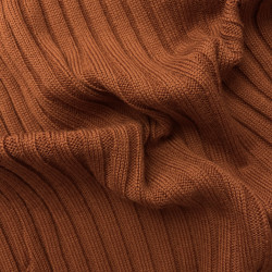 dzianina wełniana rudo-brązowa WV2656