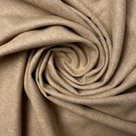 Cienka flanela wełniana beżowa