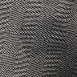 Wełna garniturowa czarno-biała w kratę WV2646