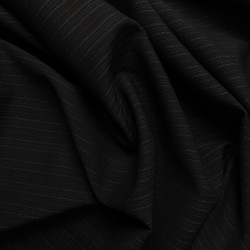 wełna garniturowa czarna w paski WV2644