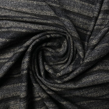 Flanela wełniana w jodełkę- wełna 100% na marynarki