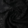 Tkanina wełniana strukturalna czarna