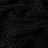 dzianina wełniana płaszczowa bukla czarna WV2685