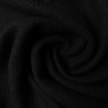 Wełna parzona - materiał wełniany na płaszcze czarny
