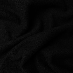 dzianina płaszczowa wełna parzona czarna WV2683