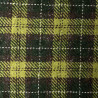 wełna tweed w zielono-brązową kratę WV2681