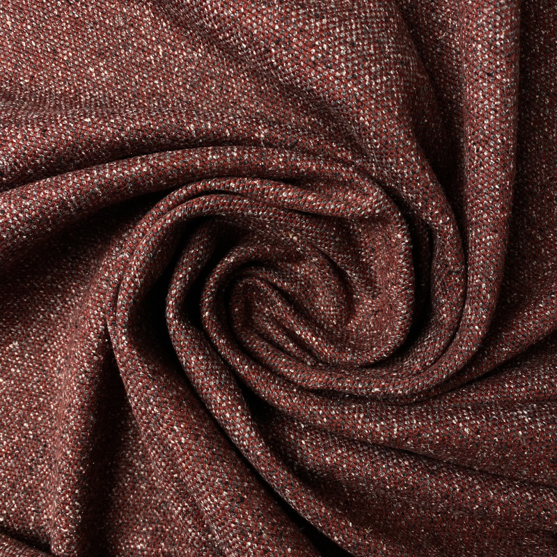 Wełna 100% Oxford czerwony melanż