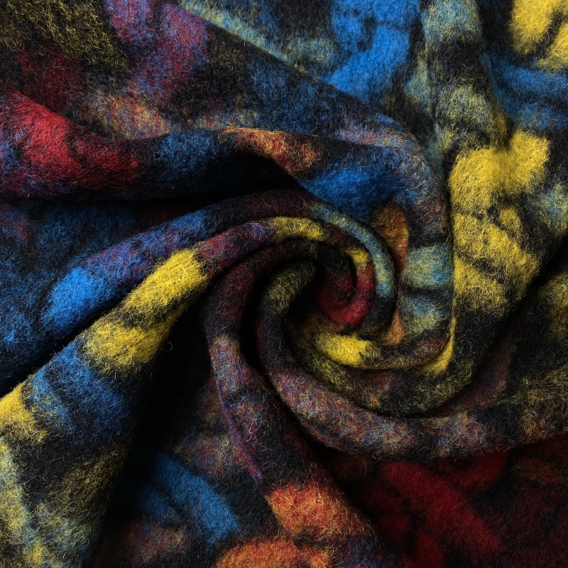 Wełna płaszczowa kolorowa