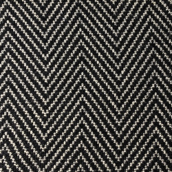 dzianina wełniana płaszczowa bukla czarno-biała w jodełkę WV2669