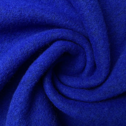 dzianina wełniana niebieska dwustronna WV2668