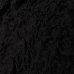 dzianina wełniana strukturalna czarna WV2663