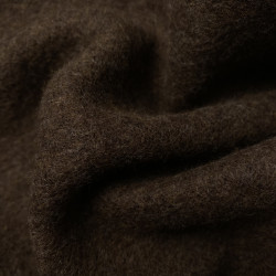 dzianina wełniana alpaka brązowa dwustronna WV2661