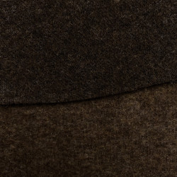 dzianina wełniana alpaka brązowa dwustronna WV2661